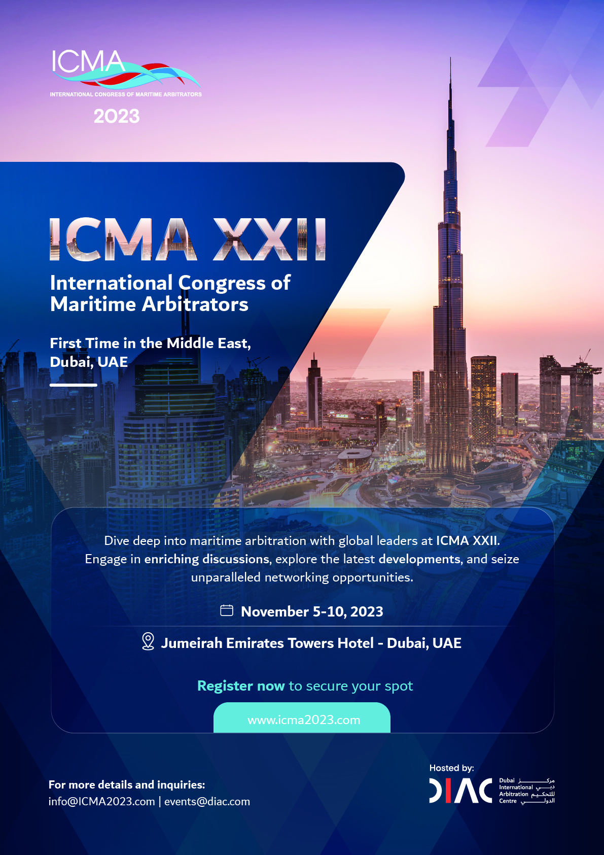ICMA XXII in Dubai: First time in the Middle East
