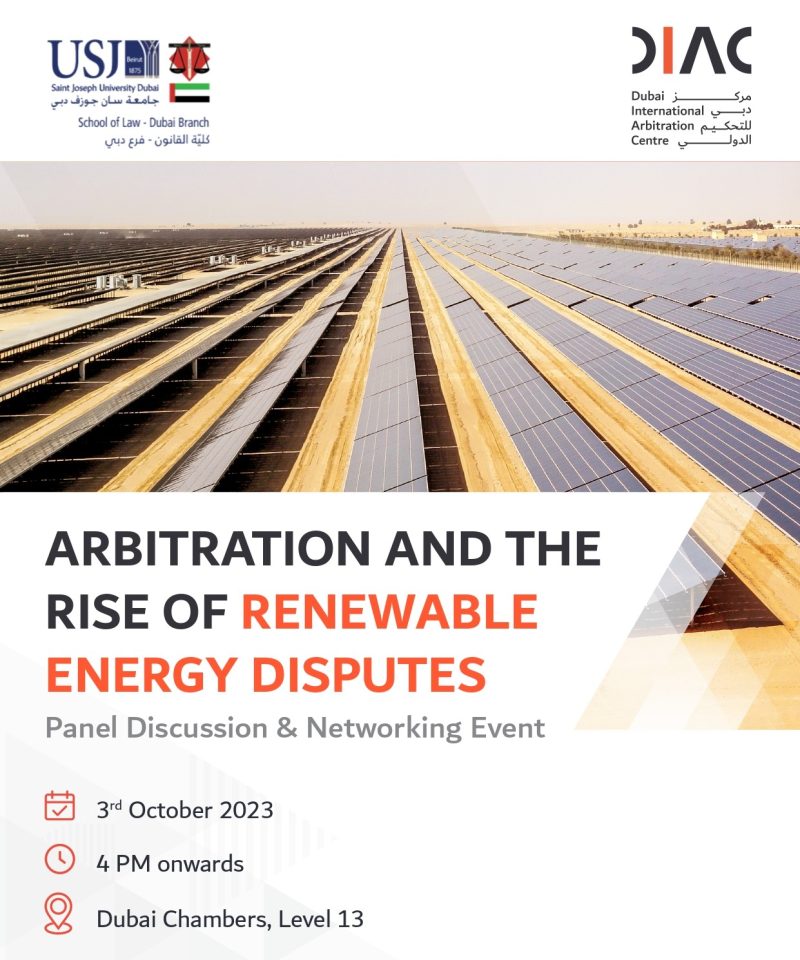 “Arbitration and the Rise of Renewable Energy Disputes”